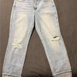 Stylish Light Blue Judy Blue Distressed Jeans